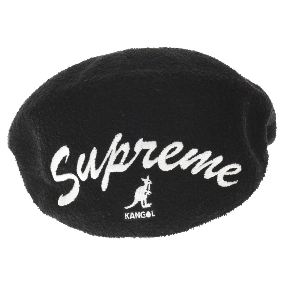 帽子SUPREME シュプリーム 21SS×KANGOL Bermuda 504 Hat H130SS21 カンゴール バミューダハット アーチロゴベレー帽 ブラック