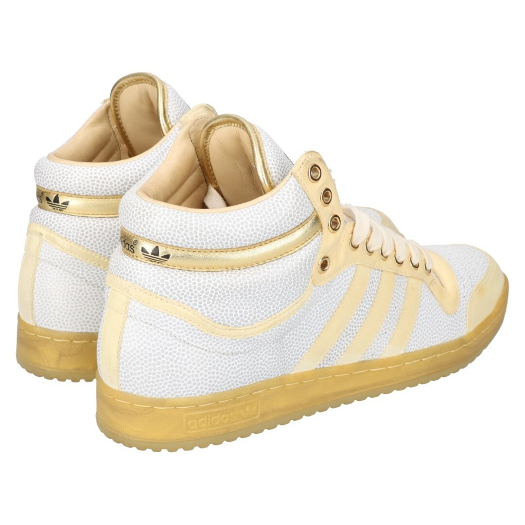 adidas(アディダス)のadidas アディダス ×UNDEFEATED TOP TEN HI 078580 レザーハイカットスニーカー シューズ ホワイト US10.5/28.5cm メンズの靴/シューズ(スニーカー)の商品写真