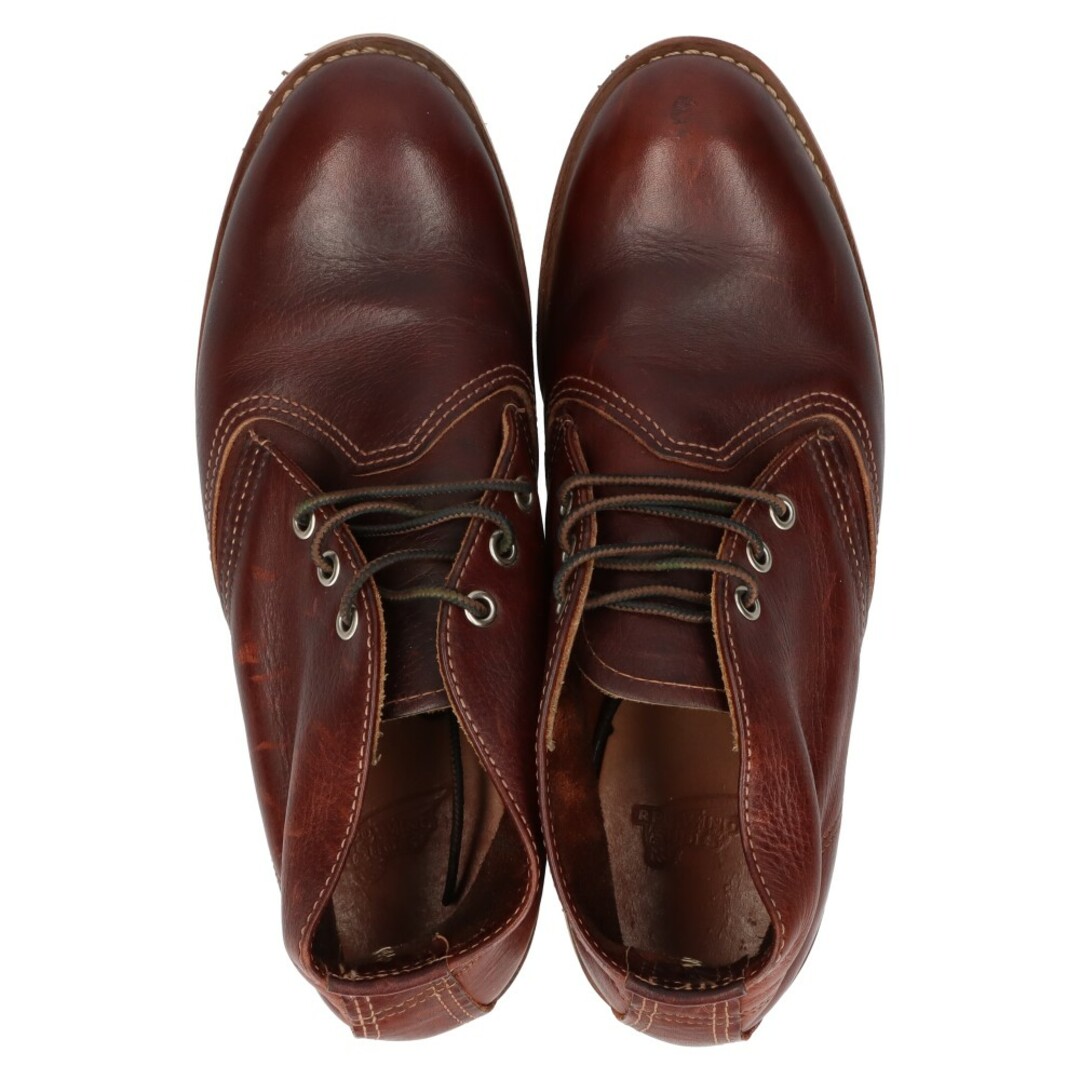 133センチヒールRED WING レッド ウイング 3141 HERITAGE WORK CHUKKA ヘリテージ ワークチャッカブーツ ブラウン US7.5/25.5cm