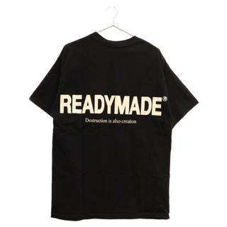 レディメイド(LADY MADE)のREADY MADE レディメイド SS T-SHIRT SMILE RE-CO-BK-00-00-244 スマイル刺繍 半袖Tシャツ ブラック(Tシャツ/カットソー(半袖/袖なし))