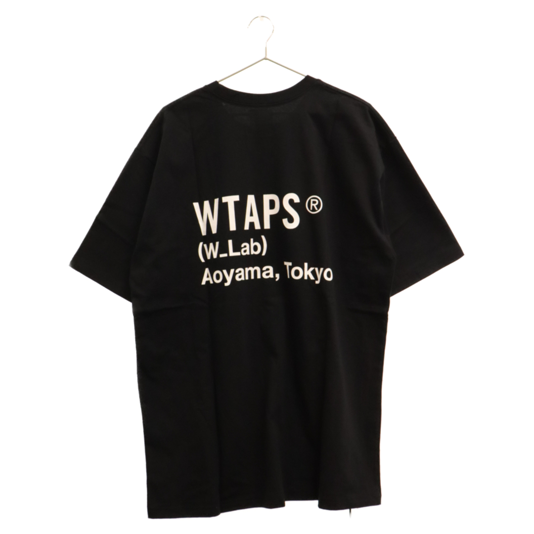 WTAPS ダブルタップス 22SS W Lab TEE 青山限定 半袖 Tシャツ ブラック 221PCDT-ST01S745センチ身幅