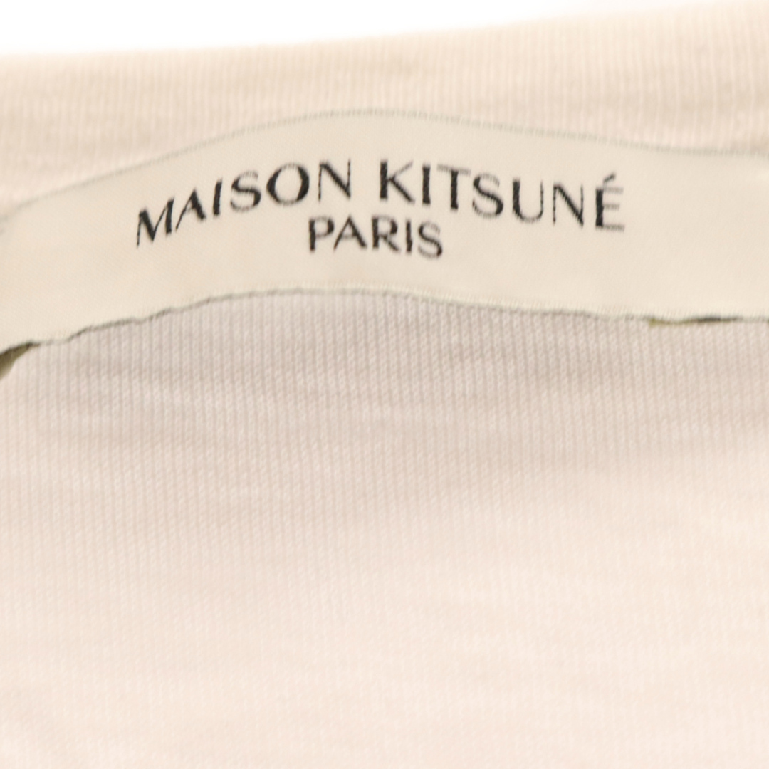 MAISON KITSUNE'(メゾンキツネ)のMAISON KITSUNE メゾンキツネ 22SS DOUBLE MONOCHROME FOX HEAD PATCH CLASSIC TEE ダブル モノクローム フォックス半袖 Tシャツカットソー ホワイト IU00122KJ0008 メンズのトップス(Tシャツ/カットソー(半袖/袖なし))の商品写真