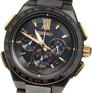 セイコー(SEIKO)のセイコー SEIKO SAGA214/8B92-0AH0 ブライツ フライトエキスパート ソーラー電波 メンズ 良品 _785622(腕時計(アナログ))