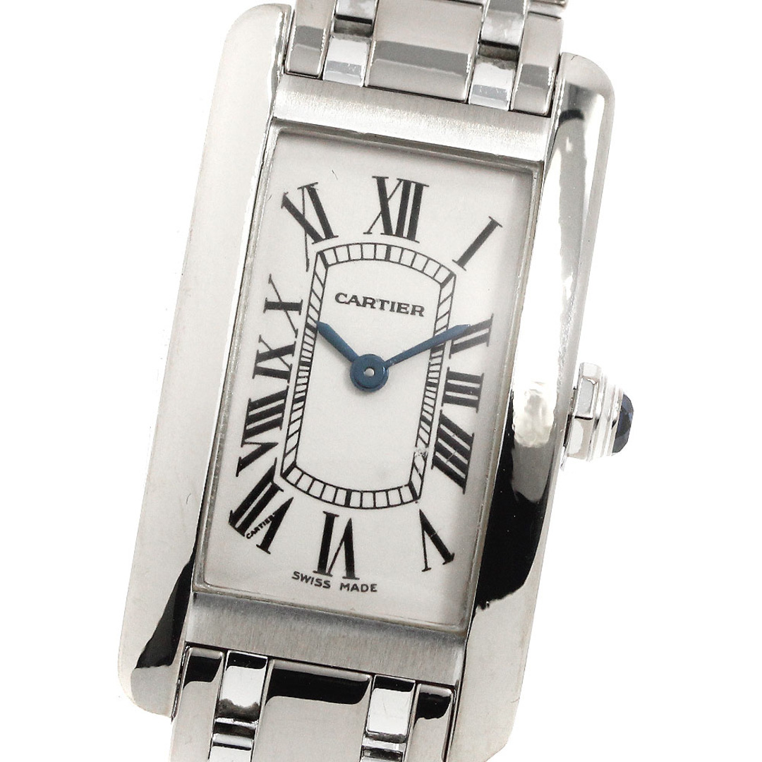 Cartier(カルティエ)のカルティエ CARTIER W26019L1 タンクアメリカン K18WG クォーツ レディース _782629 レディースのファッション小物(腕時計)の商品写真