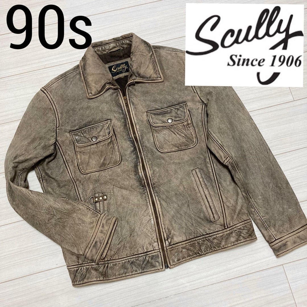 古着屋Code90s スウェーデン製 Vintage レザージャケット ライダース riri