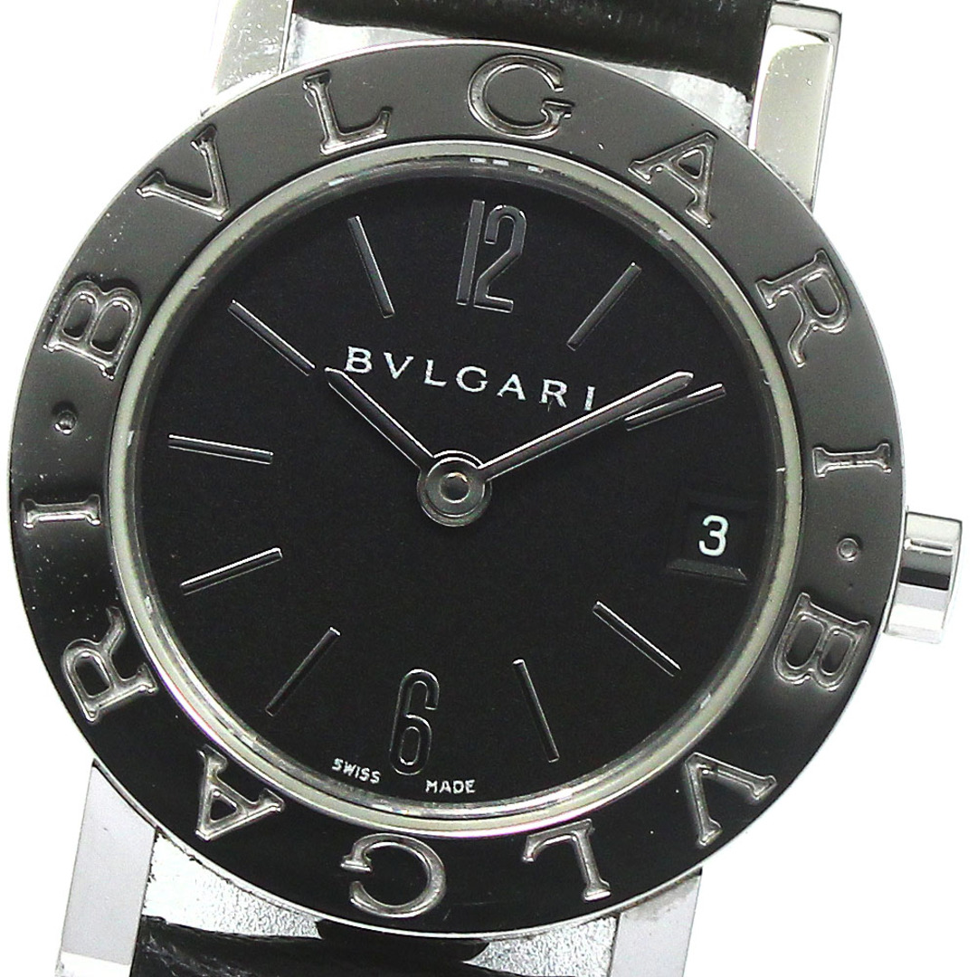 軽いダメージ尾錠バックルブルガリ BVLGARI BB23SL ブルガリブルガリ デイト クォーツ レディース _785399