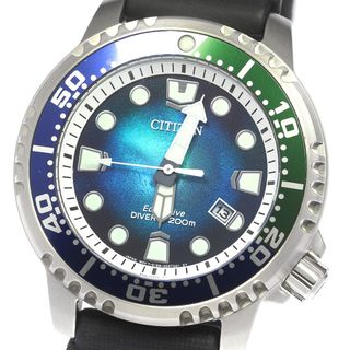 シチズン(CITIZEN)のシチズン CITIZEN E168-A14ST09 プロマスター デイト ソーラー メンズ 極美品 保証書付き_790670(腕時計(アナログ))