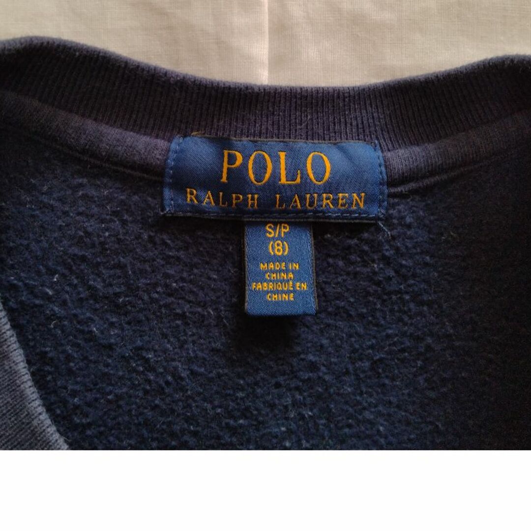 POLO RALPH LAUREN(ポロラルフローレン)の【期間限定お値下げ】ラルフローレン 裏起毛 トレーナー Sサイズ 140 キッズ/ベビー/マタニティのキッズ服男の子用(90cm~)(Tシャツ/カットソー)の商品写真