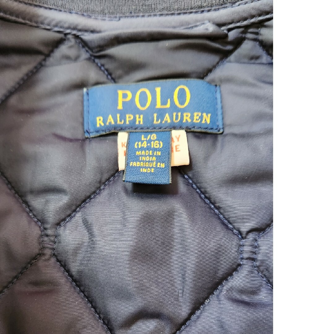 【お値引き】RALPH LAUREN　ジュニアダウン(14-16) キッズ/ベビー/マタニティのキッズ服男の子用(90cm~)(ジャケット/上着)の商品写真