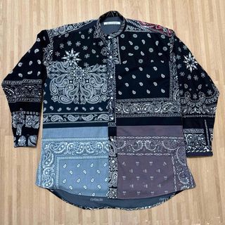 VINTAGE BANDANA PATCHWORK SHIRT(シャツ)