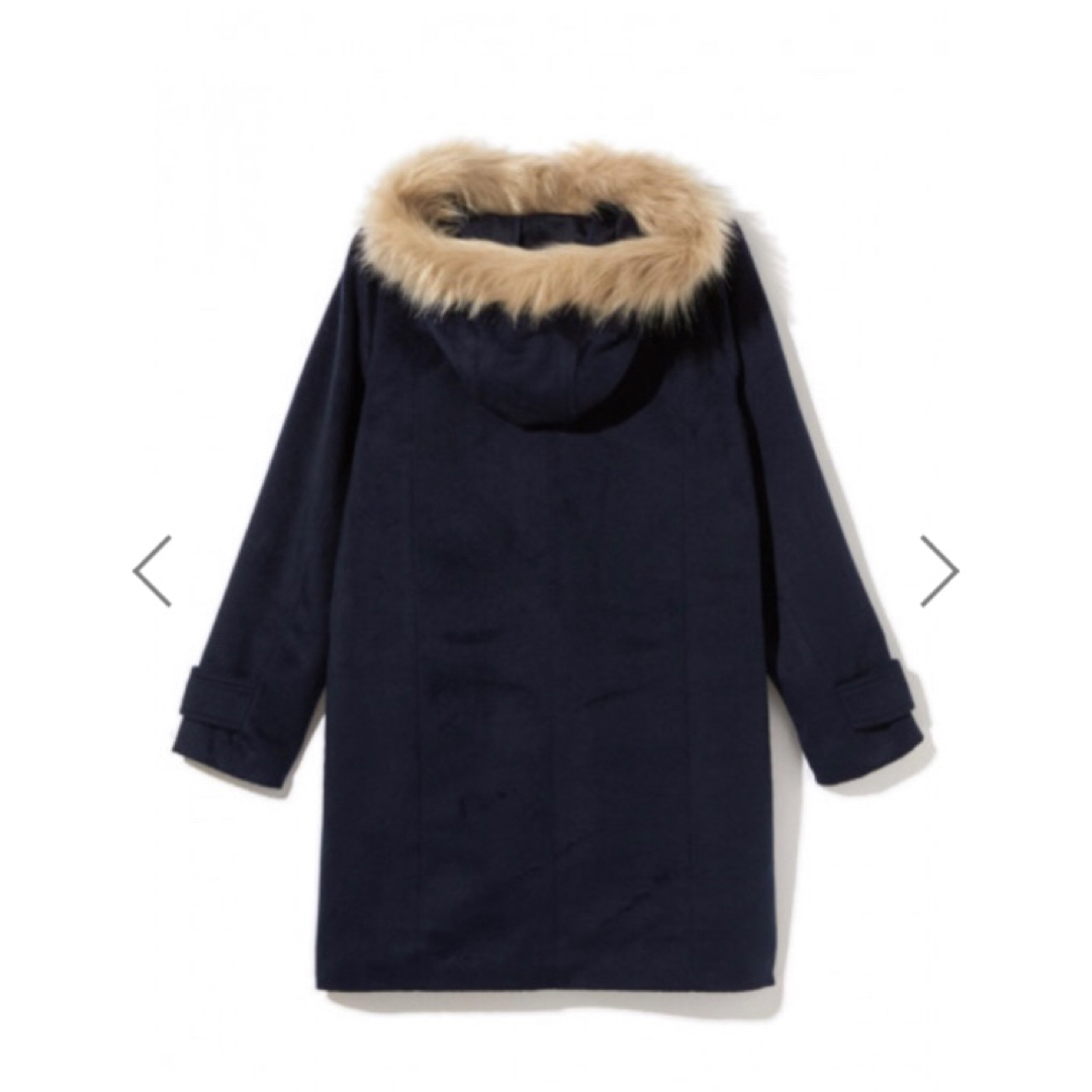GRL - 値下げ♡GRL ファー付ロングダッフルコート ネイビー GRL - 値下げ♡GRL ファー付ロングダッフルコート ネイビー