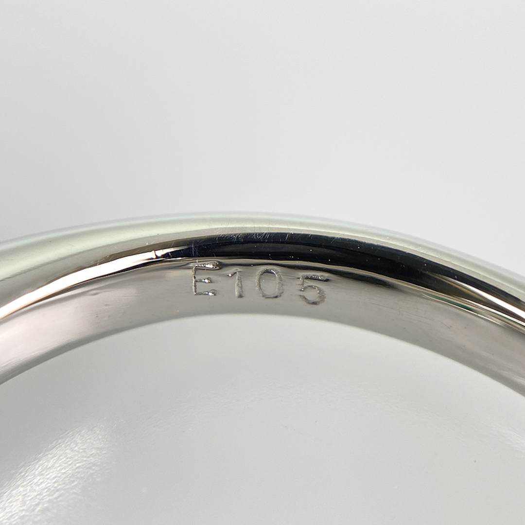 リング Pt900 エメラルド ダイヤモンド 10号(50) レディースのアクセサリー(リング(指輪))の商品写真