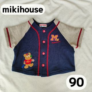 ミキハウス(mikihouse)のミキハウス　野球ユニフォーム風　トップス(Tシャツ/カットソー)