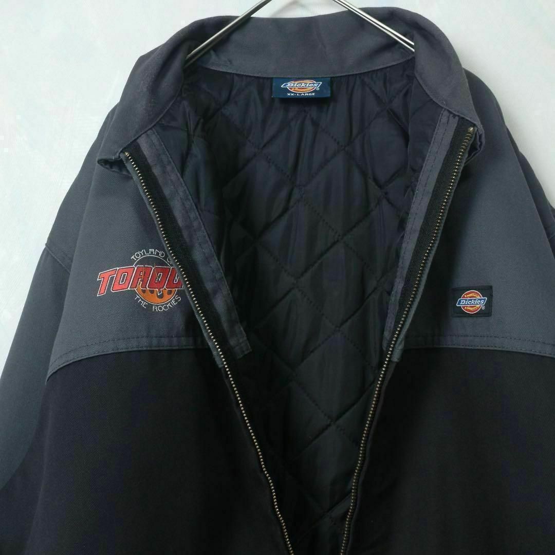 Dickies(ディッキーズ)の【希少】ディッキーズ ワークジャケット ブルゾン ビッグサイズ 2XL 一点物 メンズのジャケット/アウター(ブルゾン)の商品写真