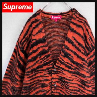 シュプリーム(Supreme)の【大人気タイガー☆即完売モデル☆モヘア】シュプリーム カーディガン 入手困難(カーディガン)