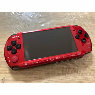 プレイステーションポータブル(PlayStation Portable)の【ジャンク品⚠️】PSP3000 本体 レッド(携帯用ゲーム機本体)