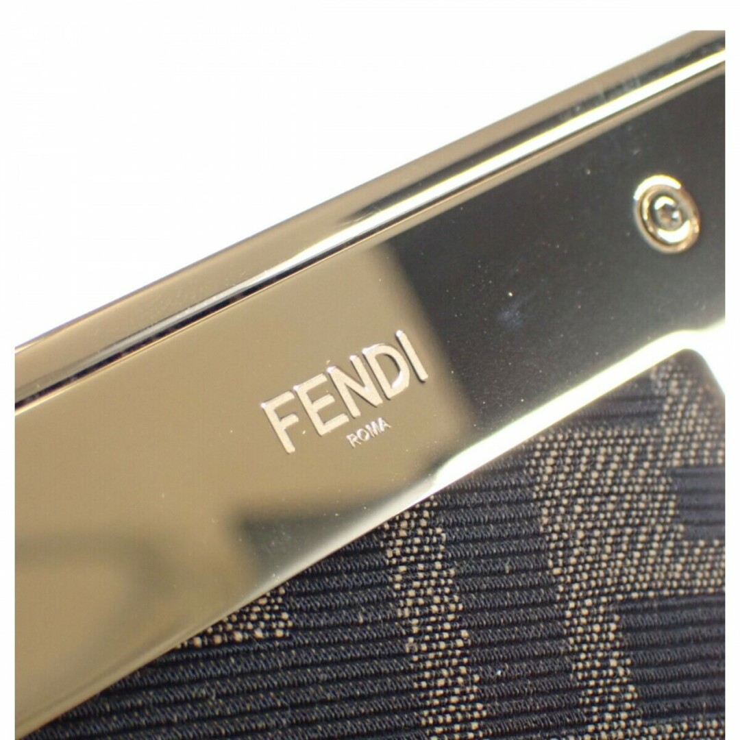 FENDI(フェンディ)の【中古】【Aランク】FENDI フェンディ ファーストスモール クラッチバッグ ショルダーバッグ 2way 8BP129ABVEF0KUR ナッパレザー ブラック レディース【ISEYA】 レディースのバッグ(その他)の商品写真