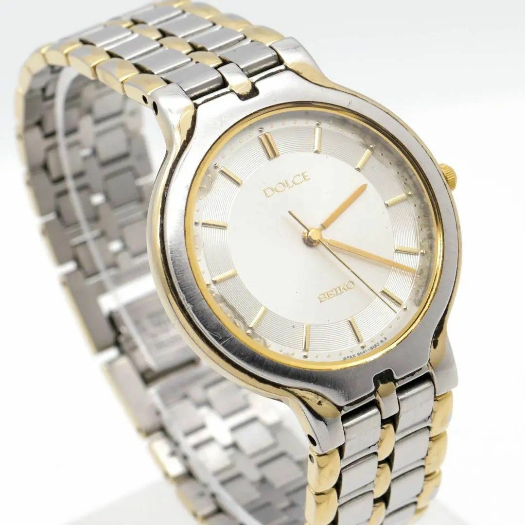 SEIKO(セイコー)の《希少》SEIKO Dolce 腕時計 ゴールド クォーツ ヴィンテージ o メンズの時計(腕時計(アナログ))の商品写真