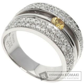 SELECT JEWELRY イエローダイヤモンド ダイヤモンド リング・指輪 PT900 レディース(リング(指輪))