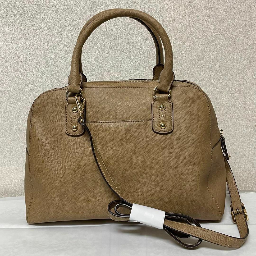 Michael Kors(マイケルコース)の専用マイケルコース 2WAY ショルダー 斜め掛け ハンドバッグ ベージュ 美品 レディースのバッグ(ハンドバッグ)の商品写真