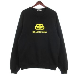 バレンシアガ(Balenciaga)のバレンシアガ BBロゴ スウェット トレーナー 裏毛 プリント ブラック S(その他)