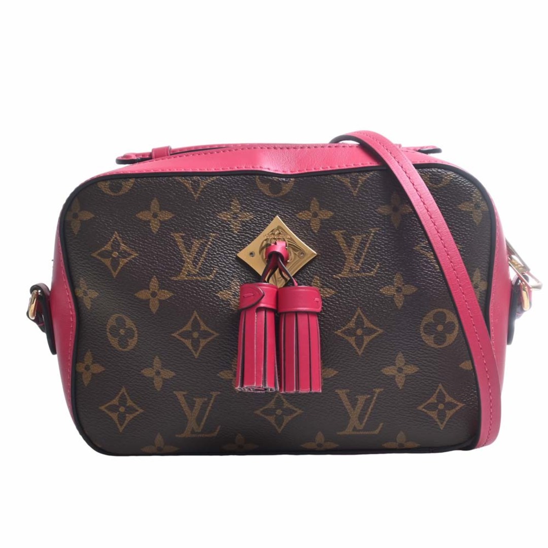 LOUIS VUITTON ルイヴィトン モノグラム サントンジュ ショルダーバッグ M43556 ブラウン/レッド byバッグ