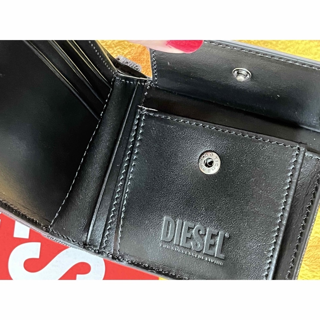 DIESEL(ディーゼル)のディーゼル DIESEL 折り財布　ブラック メンズのファッション小物(折り財布)の商品写真