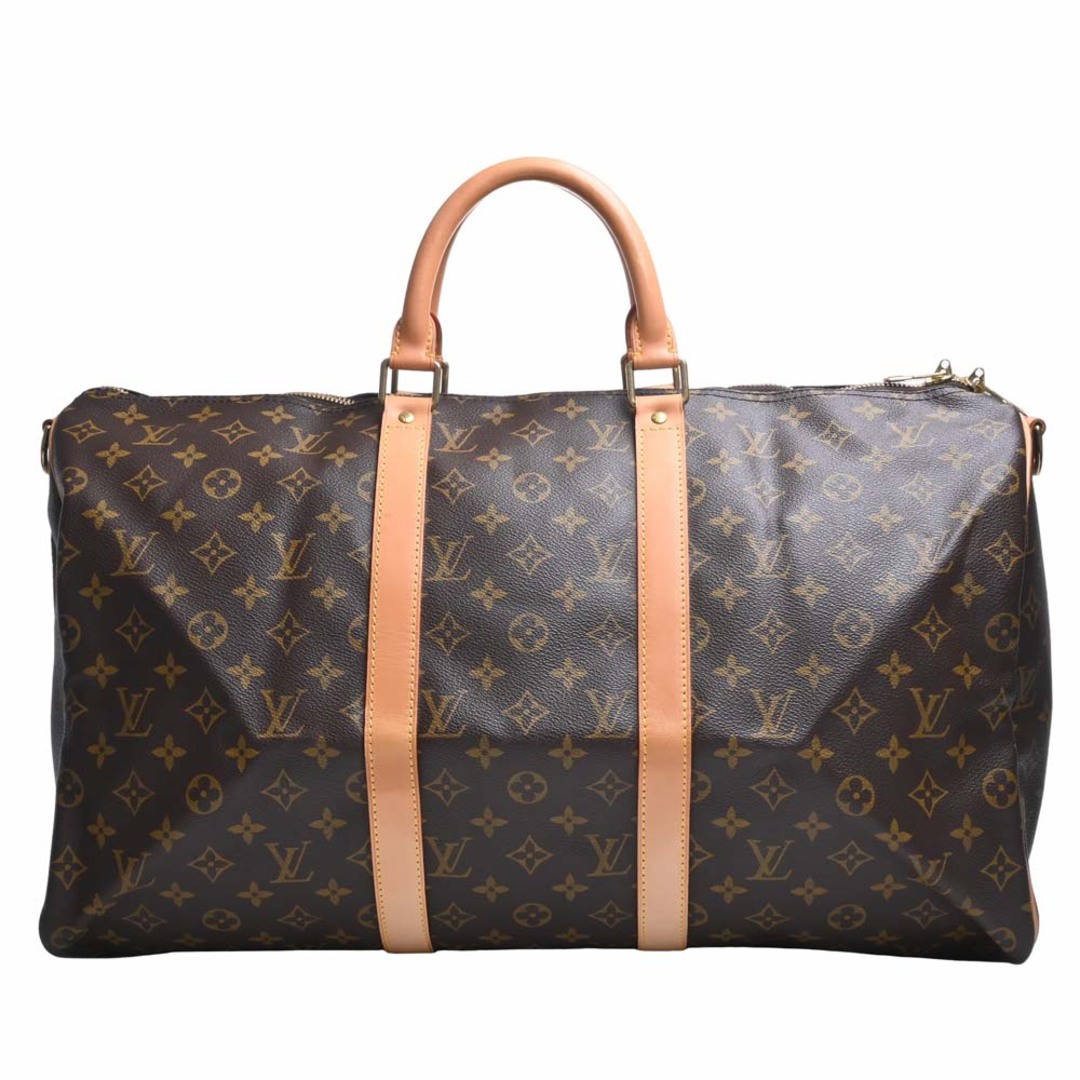 バッグLOUIS VUITTON ルイヴィトン モノグラム キーポル バンドリエール50 2WAY ハンドバッグ ボストンバッグ M41416 ブラウン by