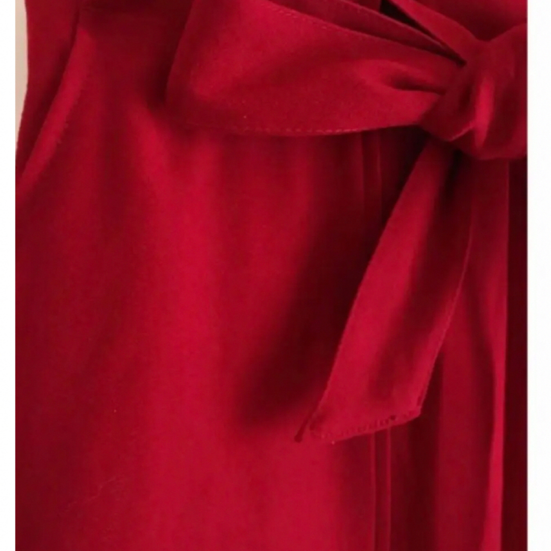 Rope' Picnic(ロペピクニック)の　新品　ロペピクニック　スエード風　滑らか手触り　赤　スカート　キュート レディースのスカート(ひざ丈スカート)の商品写真