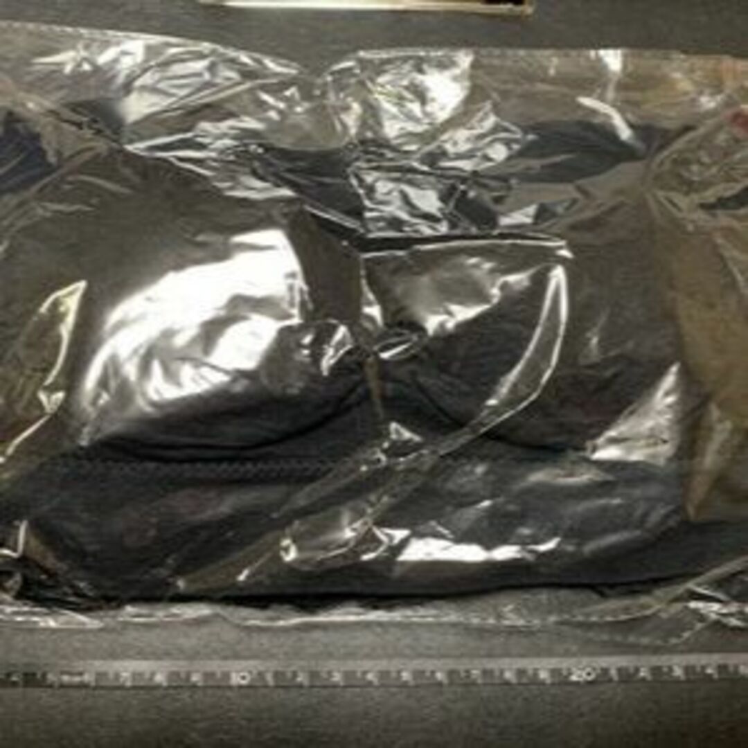 シームレスブラ 黒 XLサイズ ノンワイヤーブラ  #C535-2 レディースの下着/アンダーウェア(ブラ&ショーツセット)の商品写真