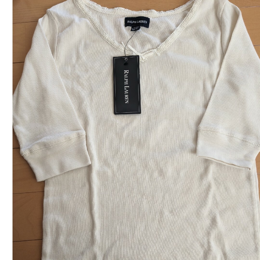 Ralph Lauren(ラルフローレン)の新品　ラルフ五分袖 キッズ/ベビー/マタニティのキッズ服女の子用(90cm~)(Tシャツ/カットソー)の商品写真