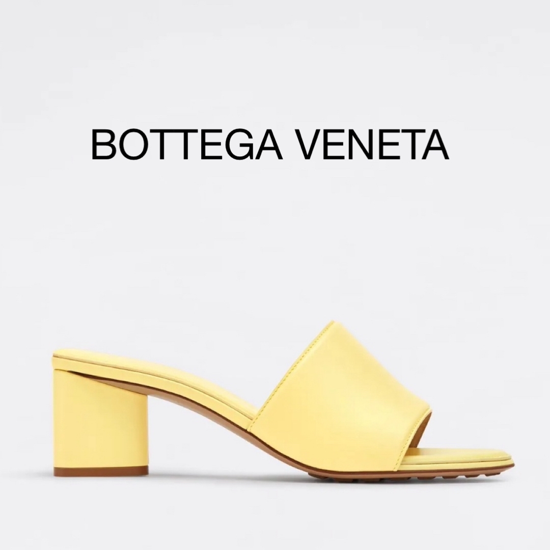 牛革100%ライニングBOTTEGA VENETA バンド サンダル カーフレザー ミュール