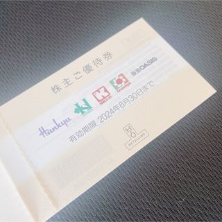 阪神百貨店　阪急百貨店　株主優待券　一枚(ショッピング)