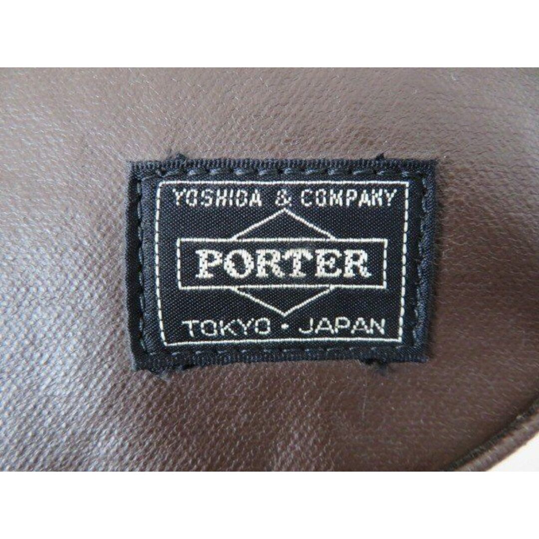 PORTER(ポーター)のS12 PORTER ポーター 吉田カバン PVCコーティング ショルダーバッグ ボディバッグ ブラウン メンズのファッション小物(キーホルダー)の商品写真