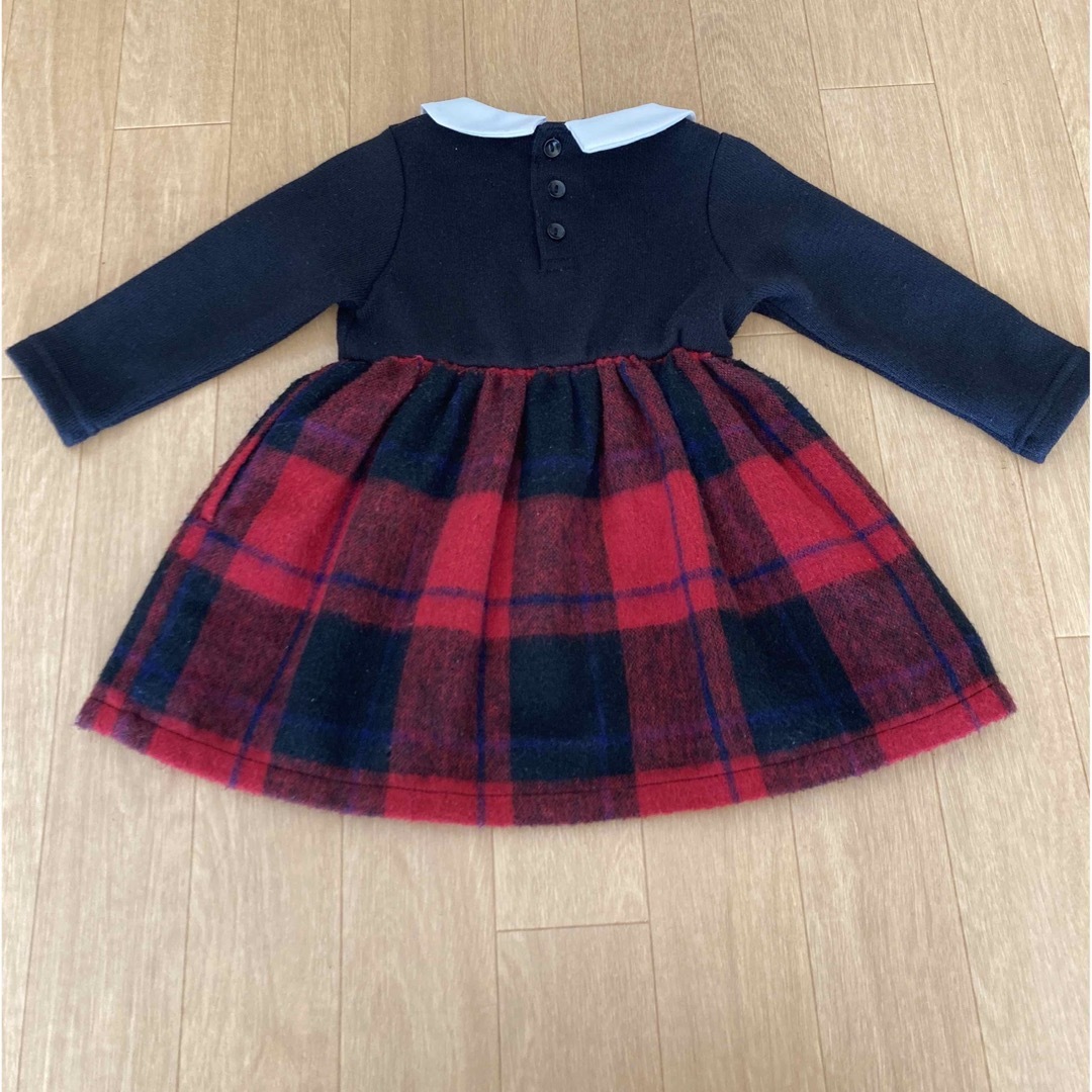 petit main(プティマイン)のpetit main ワンピース　90cm キッズ/ベビー/マタニティのキッズ服女の子用(90cm~)(ワンピース)の商品写真