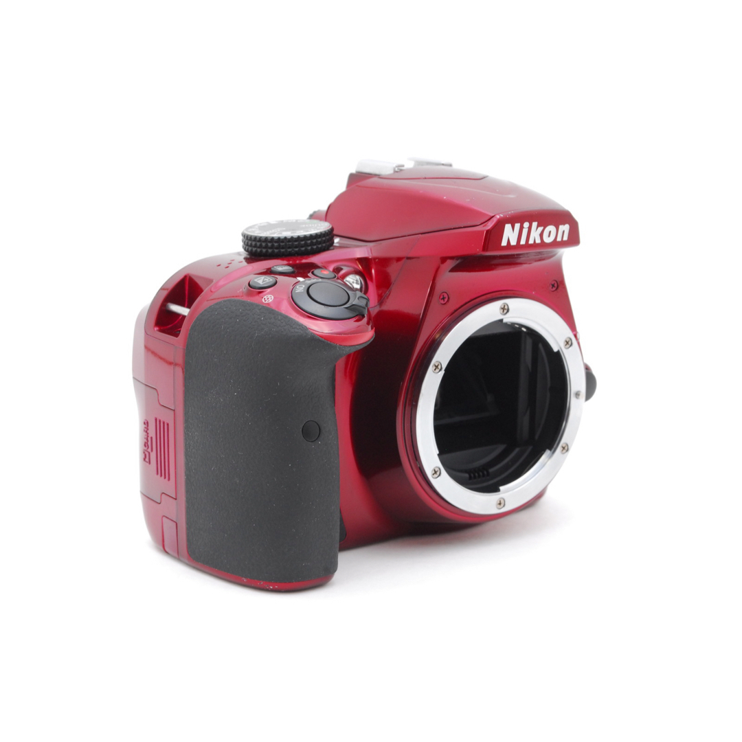 Nikon - 可愛いレッドカラーでカメラがきっと楽しく❤️Nikon D3400