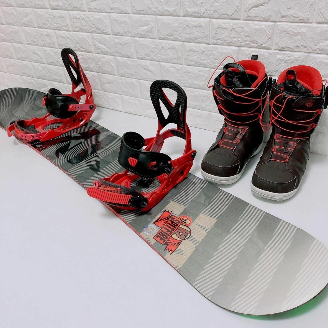 K2 - スノーボードセット K2 SPITFIRE 156 SALOMON 27.0の通販 by