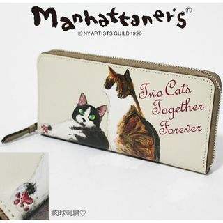 Manhattaner's - 新品 マンハッタナーズ 肉球刺繍 カード入れ多数