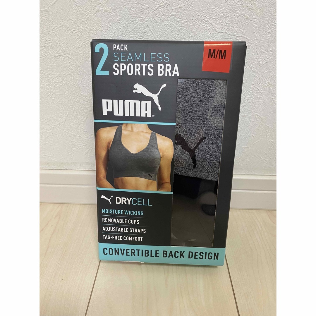 PUMA(プーマ)の新品　PUMA スポーツブラ　M スポーツ/アウトドアのトレーニング/エクササイズ(トレーニング用品)の商品写真