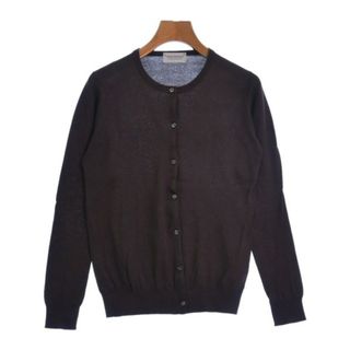 ジョンスメドレー(JOHN SMEDLEY)のJOHN SMEDLEY ジョンスメドレー カーディガン S 茶 【古着】【中古】(カーディガン)