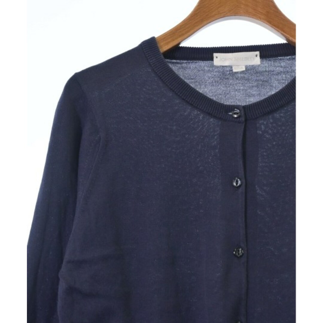 JOHN SMEDLEY(ジョンスメドレー)のJOHN SMEDLEY ジョンスメドレー カーディガン S 紺 【古着】【中古】 レディースのトップス(カーディガン)の商品写真