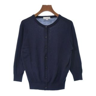 ジョンスメドレー(JOHN SMEDLEY)のJOHN SMEDLEY ジョンスメドレー カーディガン S 紺 【古着】【中古】(カーディガン)