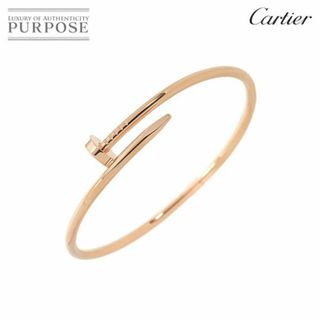 カルティエ(Cartier)のカルティエ Cartier ジュストアンクル #20 ブレスレット K18 PG ピンクゴールド 750 VLP 90212966(ブレスレット/バングル)