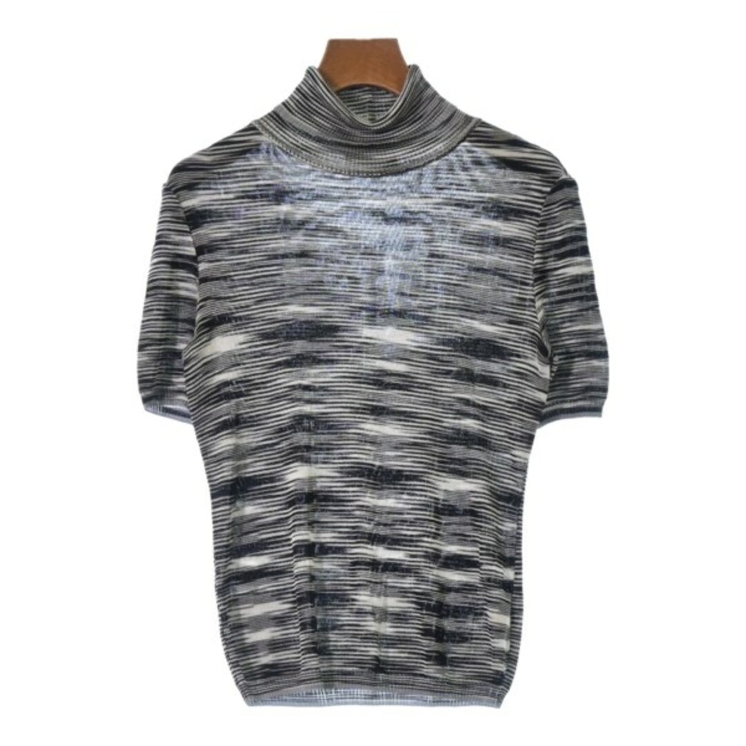 MISSONI ミッソーニ ニット・セーター 11(L位) グレーx黒(総柄)なし