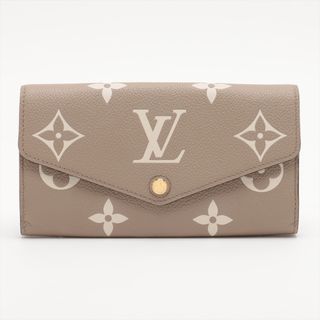 ルイヴィトン(LOUIS VUITTON)のヴィトン ポルトフォイユサラ   グレー レディース 長財布(財布)