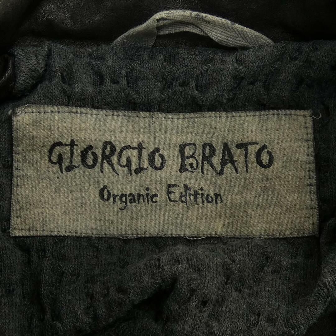 GIORGIO BRATO(ジョルジオブラット)のジョルジオブラット GIORGIO BRATO ライダースジャケット メンズのジャケット/アウター(テーラードジャケット)の商品写真