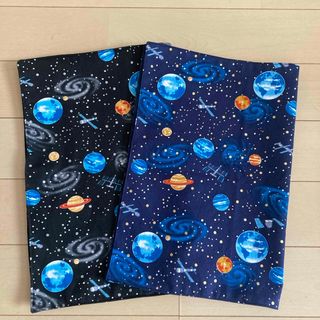 ランチョンマット　宇宙×ブラック×ネイビー　ハンドメイド(その他)