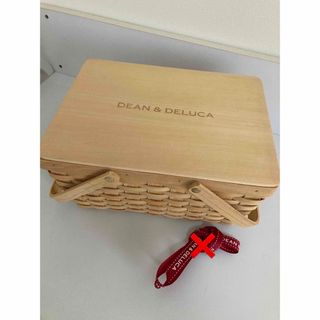 ディーンアンドデルーカ(DEAN & DELUCA)のDEAN&DELUCA  蓋つきバスケットL  かごバック　かご　バスケット(バスケット/かご)