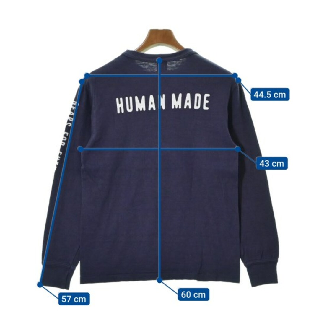 HUMAN MADE(ヒューマンメイド)のHUMAN MADE ヒューマンメイド Tシャツ・カットソー S 紺系 【古着】【中古】 メンズのトップス(Tシャツ/カットソー(半袖/袖なし))の商品写真