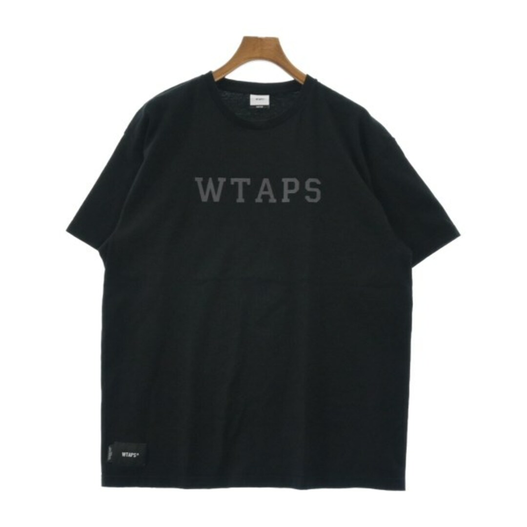 なし伸縮性WTAPS ダブルタップス Tシャツ・カットソー 3(L位) 黒